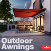 How Folding Arm Awnings Regulate Temperature in Your Outdoor Space