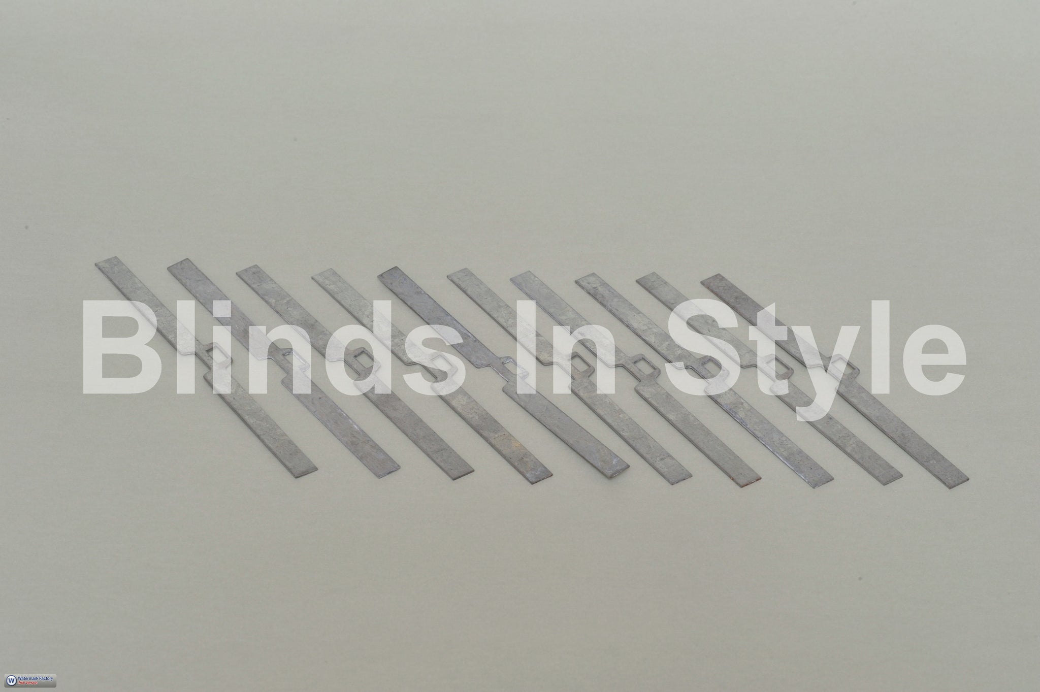 METAL VERTICAL BLIND SLAT/LOUVRE TOP HANGERS (One or Two Slots) - 127mm