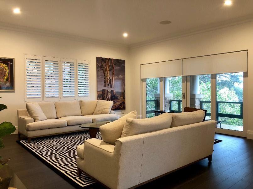 window covering in home