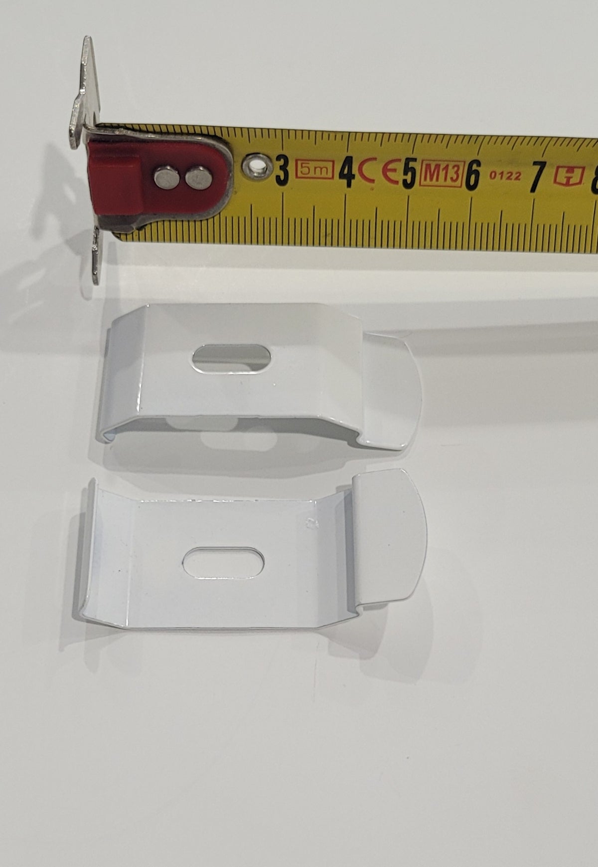 VERTICAL BLIND TRACK CEILING RECESS SPRING CLIPS METAL SILVER 5 PACK ...